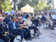 Alcuni momenti della presentazione tenuta ieri sera ai Giardini della Rocca Alcuni momenti della presentazione tenuta ieri sera ai Giardini della Rocca