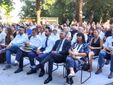Alcuni momenti della presentazione tenuta ieri sera ai Giardini della Rocca Alcuni momenti della presentazione tenuta ieri sera ai Giardini della Rocca