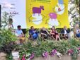 Alcuni momenti della presentazione tenuta ieri sera ai Giardini della Rocca Alcuni momenti della presentazione tenuta ieri sera ai Giardini della Rocca