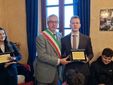 La consegna del premio a Federico Rosso La consegna del premio a Federico Rosso
