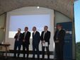 Alcuni momenti dell'evento di presentazione di prodotti tipici regionali a Roma
