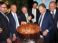 Alcuni momenti dell'evento di presentazione di prodotti tipici regionali a Roma