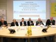 Il tavolo dei relatori al convegno sulle agromafie