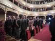 Alcuni momenti della cerimonia tenuta al Teatro Toselli di Cuneo