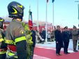 Nella galleria fotografica alcuni momenti della cerimonia in corso presso il Comando provinciale dei Vigili del Fuoco