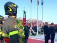 Nella galleria fotografica alcuni momenti della cerimonia in corso presso il Comando provinciale dei Vigili del Fuoco