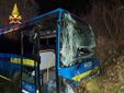 L'autobus che guidava Alessandro Pisano dopo l'incidente del 3 gennaio