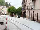 Frabosa appare innevata, imbiancata dalla grandine (dal gruppo Facebook "Sei di Frabosa se")