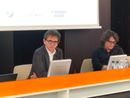 A sinistra l’attuale presidente di Cogesi, il braidese Emanuele Di Caro