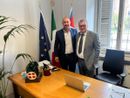 Il consigliere regionale Daniele Sobrero, a destra, col presidente dell'Atc Piemonte Sud Leonardo Prunotto Il consigliere regionale Daniele Sobrero, a destra, col presidente dell'Atc Piemonte Sud Leonardo Prunotto