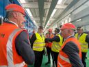 Il ministro Tommaso Foti in visita allo stabilimento Alstom di Savigliano Il ministro Tommaso Foti in visita allo stabilimento Alstom di Savigliano