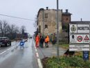 Strada chiusa a Moretta per parziale crollo di un vecchio edificio