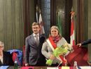 Elena Di Liddo col sindaco Alberto Gatto
