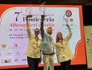 Vittoria Tibaldi e Sara Appendino e il professor Rosario Torre