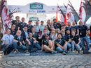 Una foto di gruppo del   Cinzano Rally Team