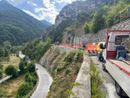 Al lavoro per la sistemazione del muro di sostegno sulla Strada Provinciale della Valle Maira