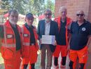 Il presidente Asava Roberto Giachino con una delegazione  alla premiazione dei vincitori del bando Crt