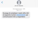 "Si prega di contattare i nostri uffici ASI": allarme per la nuova truffa via SMS "Si prega di contattare i nostri uffici ASI": allarme per la nuova truffa via SMS