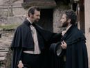 Paolo Tibaldi, a sinistra, nei panni del signor Calandra