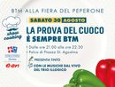 BTM porta in scena “La Prova del Cuoco – È sempre BTM” alla 76ª Fiera del Peperone di Carmagnola BTM porta in scena “La Prova del Cuoco – È sempre BTM” alla 76ª Fiera del Peperone di Carmagnola