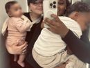 Le due mamme cuneesi con i loro piccoli