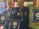 Il racconigese Domenico Taricco (al centro) neo campione italiano di Pesca a Mosca