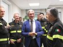 Il Prefetto Mariano Savastano presso il comando dei Vigili del Fuoco Il Prefetto Mariano Savastano presso il comando dei Vigili del Fuoco