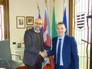 Il presidente Robaldo con il direttore Tortena Il presidente Robaldo con il direttore Tortena