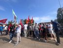 Una protesta alla Dana di Cervere Una protesta alla Dana di Cervere