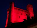 Nuova luce per il Castello di Serralunga: completata l'illuminazione esterna