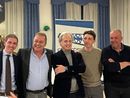Da sinistra Stefano Isoardi (direttore Unione Trebbiatori di Cuneo), Paolo Bongioanni (assessore all'agricoltura del Piemonte), Aproniano Tassinari (presidente UNCAI), Fabrizio Gastinelli (presidente Unione Trebbiatori di Cuneo) e Franco Piola (vice presidente Unione Trebbiatori di Cuneo).