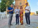 In foto il presidente della giuria Gian Mario Ricciardi con Beppe Rovera, Giorgio Giglioli e Silvia Gullino In foto il presidente della giuria Gian Mario Ricciardi con Beppe Rovera, Giorgio Giglioli e Silvia Gullino