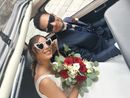 Mattia Vignolo con la moglie Emilie Richiardone il giorno del loro matrimonio Mattia Vignolo con la moglie Emilie Richiardone il giorno del loro matrimonio