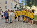 Una foto di gruppo dei partecipanti albesi e braidesi