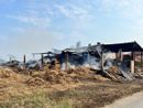 Lo stabile interessato dall'incendio