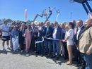 Saluzzo taglio dl nastro della Meccanica Agricola Saluzzo taglio dl nastro della Meccanica Agricola