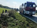 Auto esce di strada e si ribalta sulla SP165 Auto esce di strada e si ribalta sulla SP165