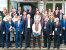 La delegazione in visita La delegazione in visita