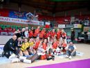 La Honda Cuneo Grande Volley in festa dopo la vittoria al tie break su Firenze (foto di Danilo Ninotto) La Honda Cuneo Grande Volley in festa dopo la vittoria al tie break su Firenze (foto di Danilo Ninotto)