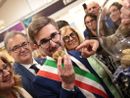 Il primo cittadino Alberto Gatto all'inaugurazione della Fiera Internazionale del Tartufo Bianco d'Alba 2024