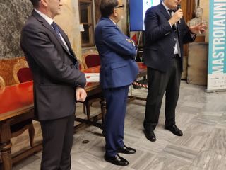 Ieri l'inaugurazione della mostra dedicata al celebre scultore