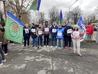 Alcune immagini dal presidio di Santa Vittoria d'Alba