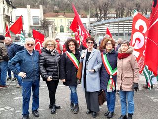 Alcune immagini dal presidio di Santa Vittoria d'Alba