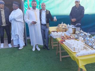 Nelle foto alcuni momenti della serata tenuta negli spazi della Moschea albese