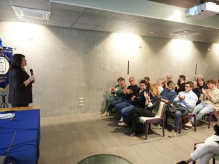 Alcune immagini dall'assemblea di zona tenuta ieri sera a Bra