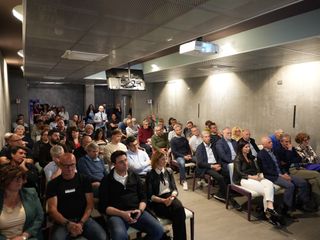 Alcune immagini dall'assemblea di zona tenuta ieri sera a Bra