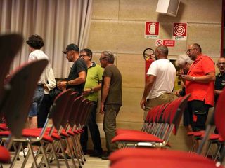 Nelle immagini alcuni momenti dell'assemblea