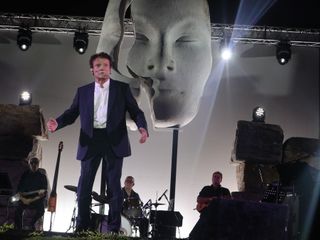 Massimo Ranieri sul palco dell'Anima Festival (foto Cristiano Sabre)