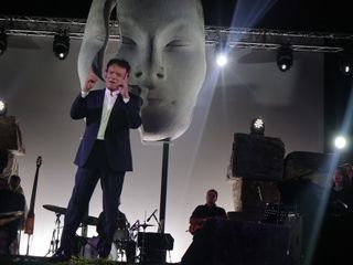 Massimo Ranieri sul palco dell'Anima Festival (foto Cristiano Sabre)