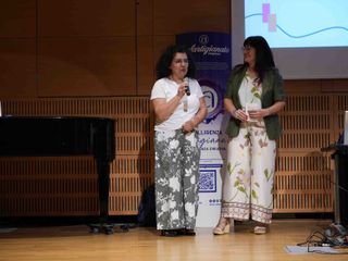 Alcuni momenti dall'assemblea di zona tenuta in Sala Fenoglio